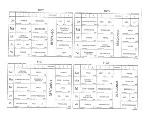 Horario De Décimos Y Undécimos J M 2019