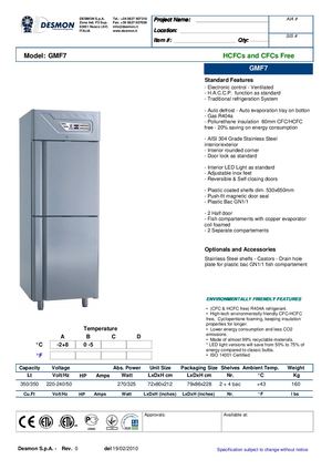 Enodis - Desmon FT GMF7