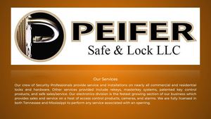 Peifer Safe And Lock