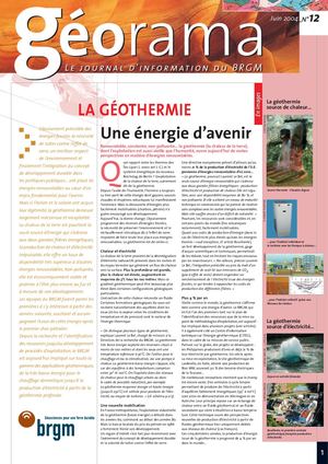 Géorama n°12 - La géothermie, une énergie d'avenir | BRGM