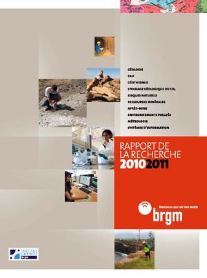 Rapport de la recherche 2010-2011 | BRGM