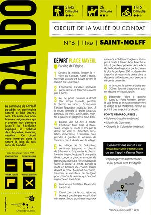 N°6 Circuit De La Vallée Du Condat Saint Nolff