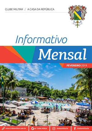 INFORMATIVO FEVEREIRO/2019 - CLUBE MILITAR