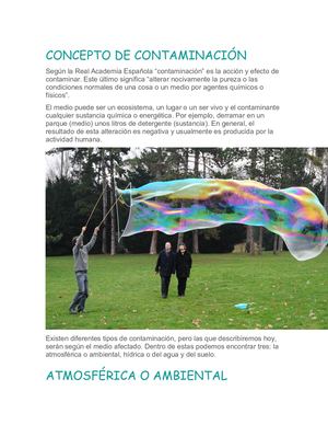 Concepto De Contaminación