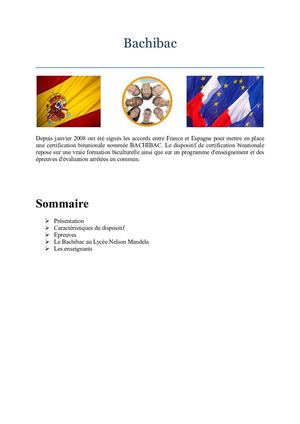 Brochure Bachibac