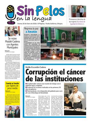 Edición de hoy de la revista Sin Pelos en la Lengua 18/01/2019