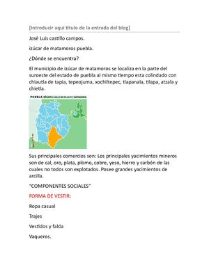 Historia De Izucar De Matamoros