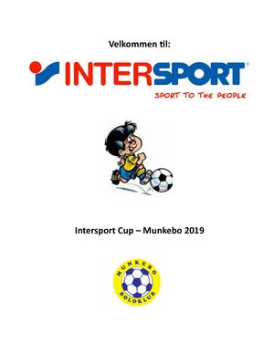 Intersport Cup - Munkebo 2019