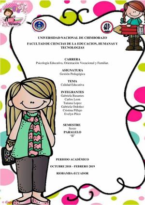 Calidad Educativa