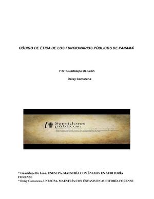 Codigo éTica De Funcionarios Públicos Word (1)