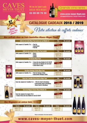 Catalogue Cadeaux Meyer Thuet 2019