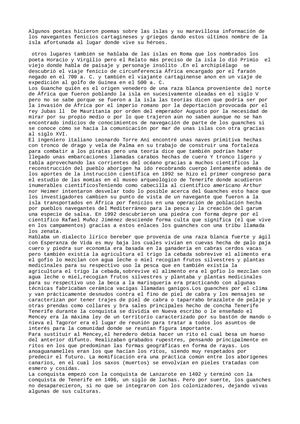 LOS ABORIGENES DE CANARIAS