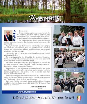 Bulletin municipal septembre 2018