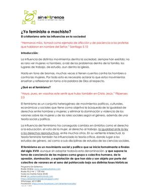 039 Yo Feminista o Machista