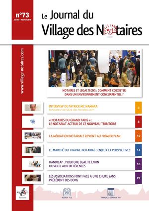 Journal du Village des Notaires n° 73