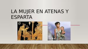 La Mujer En Atenas Y Esparta