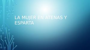 La Mujer En Atenas Y Esparta