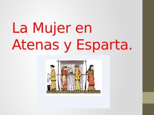 La Mujer En Atenas Y Esparta