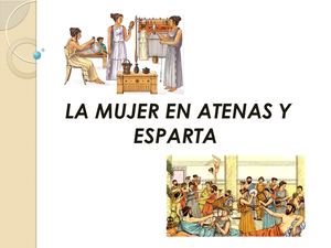La Mujer En Atenas Y Esparta
