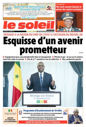Edition Du 2 Janvier 2019