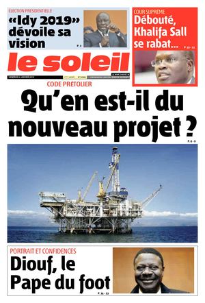 Edition Du 4 Janvier 2019