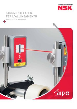 Allineatori Laser Nsk Per Alberi Per Pulegge Lab Las Set It