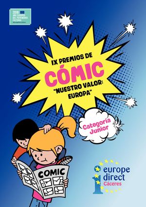 Cómic  Junior - Premios 2018 Europe Direct Cáceres