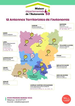 Carte des Antennes MDA