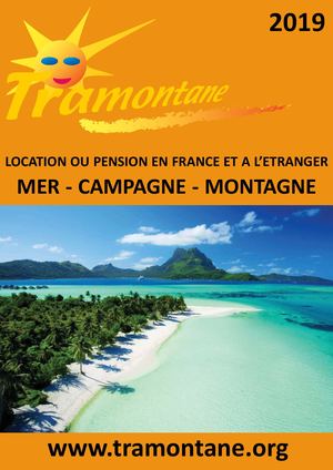 Brochure TRAMONTANE éTé 2019
