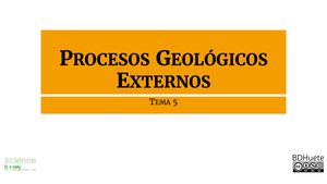 Procesos Geológicos Externos