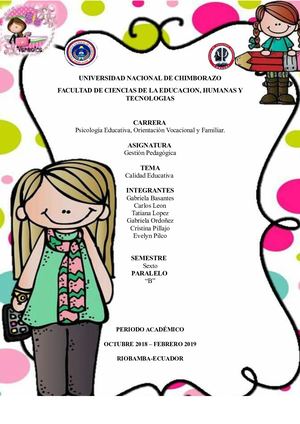 Calidad Educativa