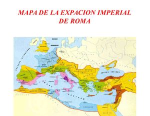 Mapa De La Expancion Imperial De Roma