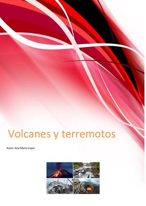 Vooolcanes Y Terremotos. Ana María