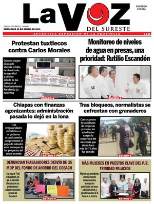 Diario La Voz del Sureste 23-01-2019
