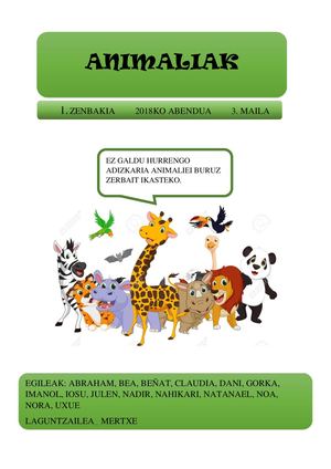 Animaliak