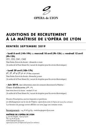 Dossier inscription Maîtrise 2019