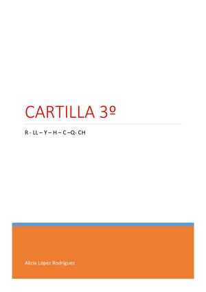 Cartilla 3º Color