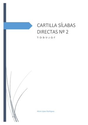 Cartilla Consonates 2º Color