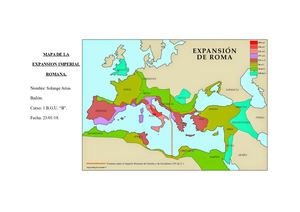 Mapa De La Expansion Imperial Romana