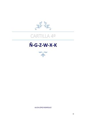 Cartilla 4º Color