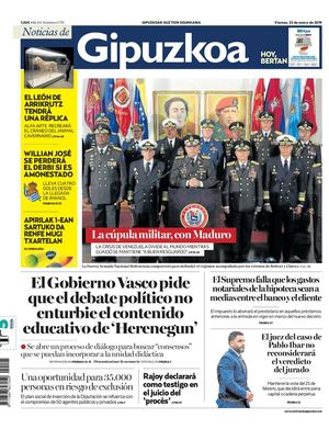 Noticias de Gipuzkoa 20190125