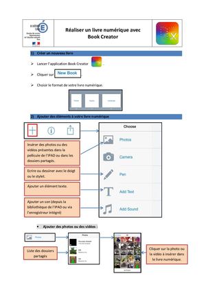 Tutoriel Book Creator
