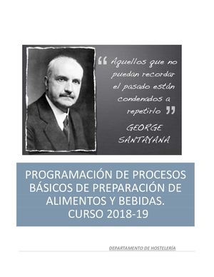 Procesos Básicos De Preparación De Alimentos Y Bebidas