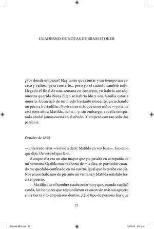 Fragmento Drácula El Origen