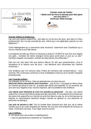 Quels sont les trucs et astuces pour bien gérer ses avis client ? »