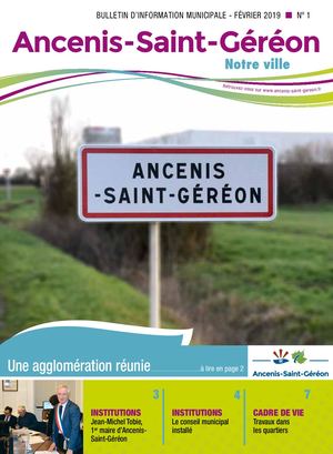 N°1 - Ancenis-Saint-Géréon notre ville - Février 2019