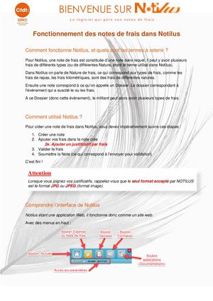 Fonctionnement Des Notes De Frais Dans Notilus