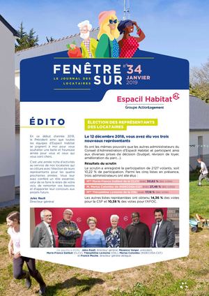 Fenêtre Sur N° 34 - Janvier 2019
