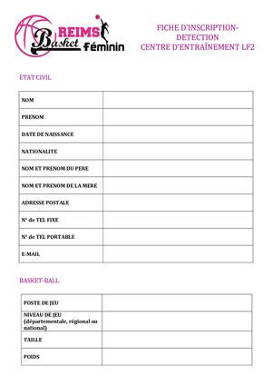 Fiche Inscription Cf Lf2 Rbf
