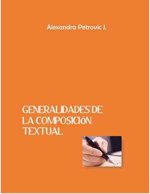 Generalidades De La Composición Textual 3er Año